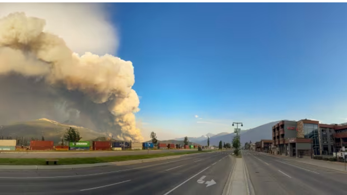 Was Jasper Alberta Canada Devastation Caused by a DEW?