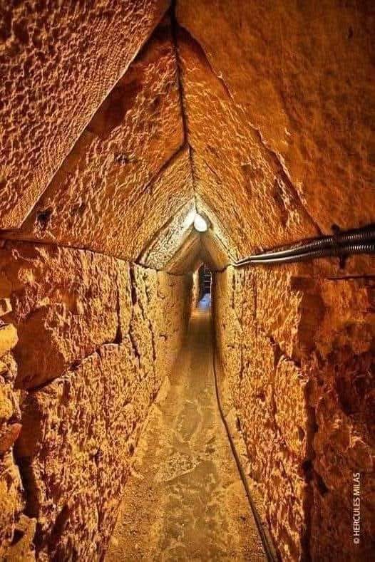 The Eupalinus Tunnel, located on the Greek island of Samos