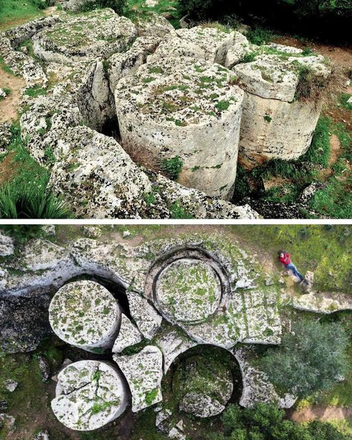 stone used to build the temples in the ancient Greek city Selinunte